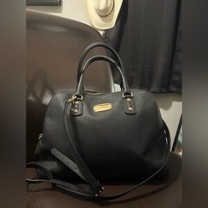 Michael Kors black leather purse
